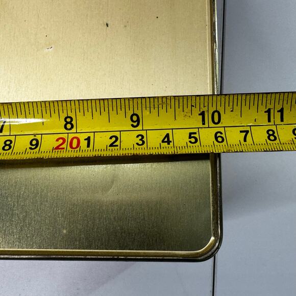 Crabtree & Evelyn London Collectible Hinged Tin Tree Fruit Cows 1985 10”x8” - Picture 3 of 7